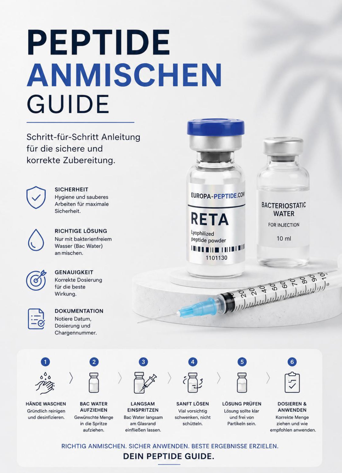 Peptide anmischen Guide